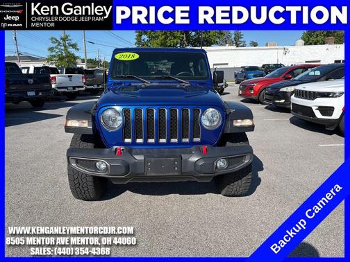 Ocean Blue Metallic 2018 Jeep Wrangler Unlimited Rubicon