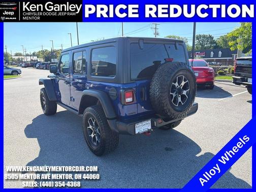 Ocean Blue Metallic 2018 Jeep Wrangler Unlimited Rubicon
