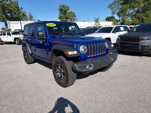 Ocean Blue Metallic 2018 Jeep Wrangler Unlimited Rubicon