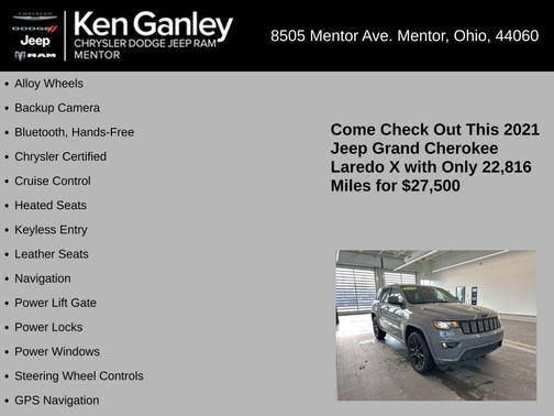 2021 Jeep Grand Cherokee Laredo X