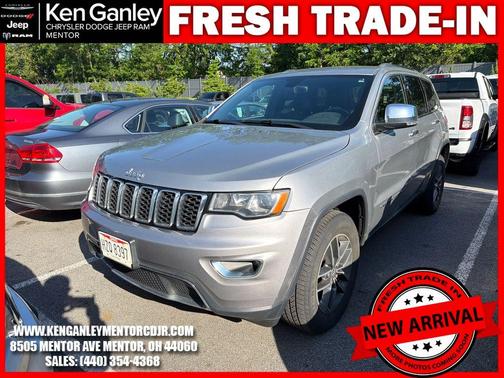 Billet Silver Metallic Clearcoat 2017 Jeep Grand Cherokee Limited