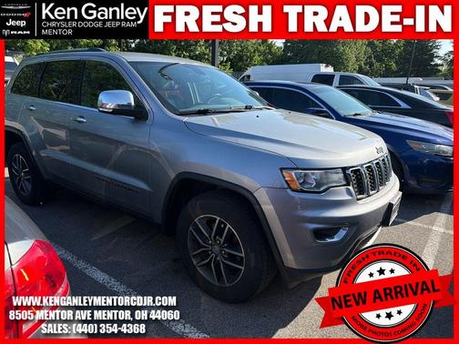 Billet Silver Metallic Clearcoat 2017 Jeep Grand Cherokee Limited