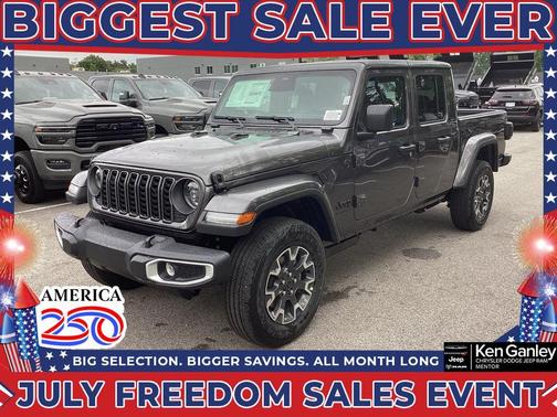 Granite Crystal Clearcoat Metallic 2026 Jeep Gladiator Sport