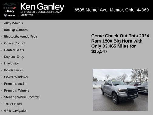 2024 RAM 1500 Big Horn/Lone Star