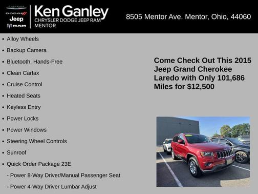 2015 Jeep Grand Cherokee Laredo