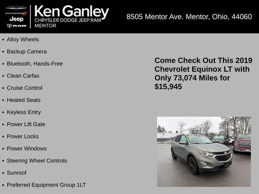 2019 Chevrolet Equinox 1LT