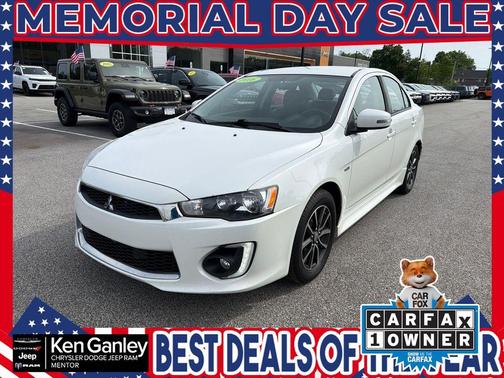 White 2016 Mitsubishi Lancer SE