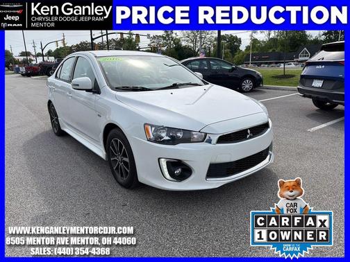 White 2016 Mitsubishi Lancer SE