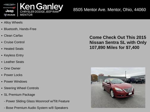 2015 Nissan Sentra SL