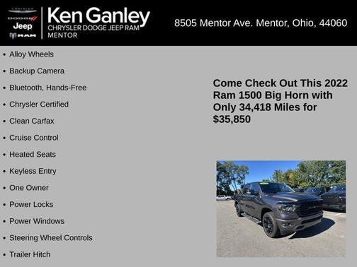 2022 RAM 1500 Big Horn