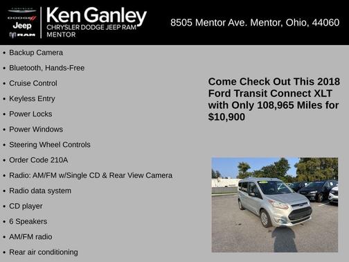 2018 Ford Transit Connect XLT