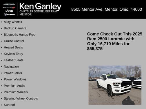 2025 RAM 2500 Laramie