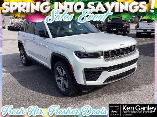 Bright White Clearcoat 2026 Jeep Grand Cherokee Limited