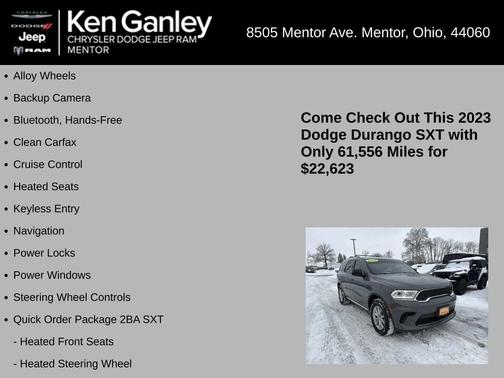 2023 Dodge Durango SXT