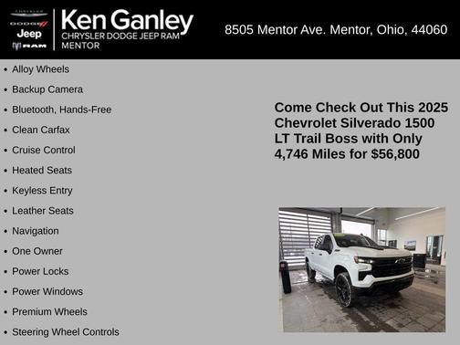 2025 Chevrolet Silverado 1500 LT Trail Boss