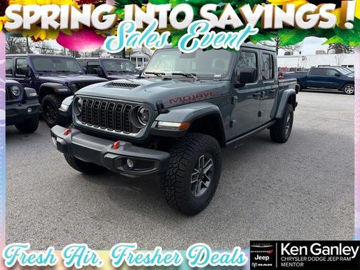Anvil Clearcoat 2026 Jeep Gladiator Mojave