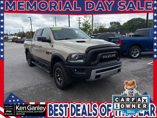 Mojave Sand Clearcoat 2017 RAM 1500 Rebel