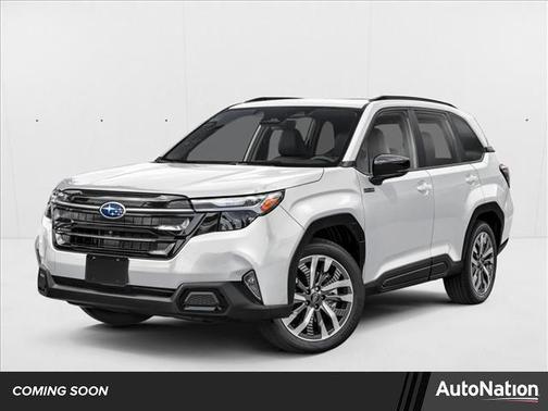 Crystal White Pearl 2026 Subaru Forester Hybrid Touring