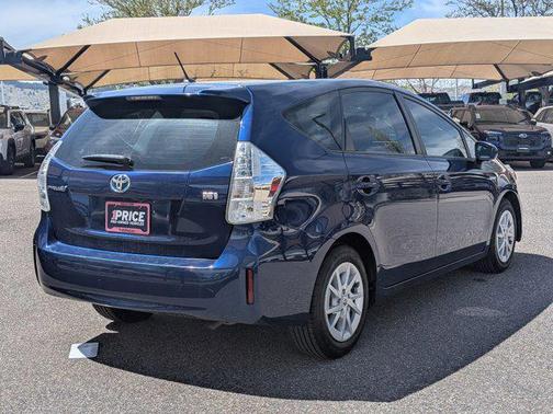 Blue Ribbon Metallic 2012 Toyota Prius v Two