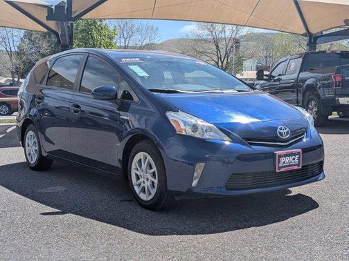Blue Ribbon Metallic 2012 Toyota Prius v Two