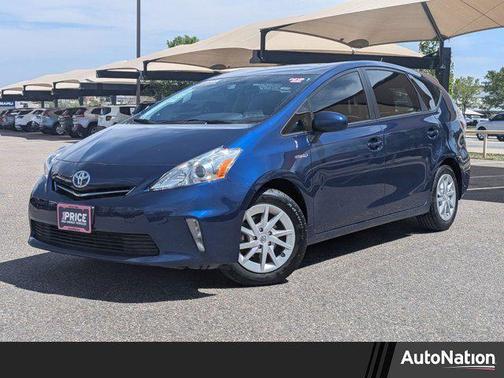 Blue Ribbon Metallic 2012 Toyota Prius v Two