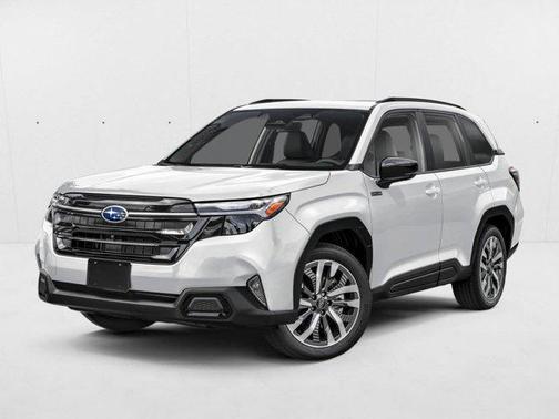Crystal White Pearl 2026 Subaru Forester Hybrid Touring