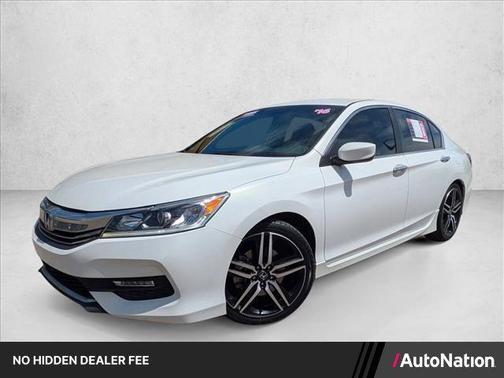 White Orchid Pearl 2016 Honda Accord Sport