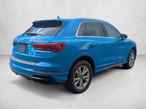 Blue 2022 Audi Q3 45 S line Premium