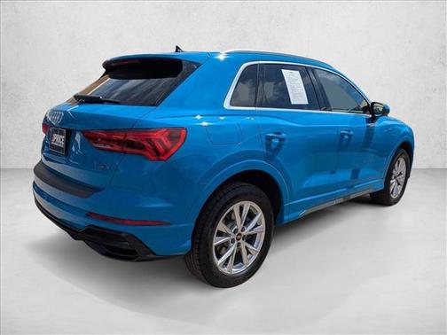 Blue 2022 Audi Q3 45 S line Premium