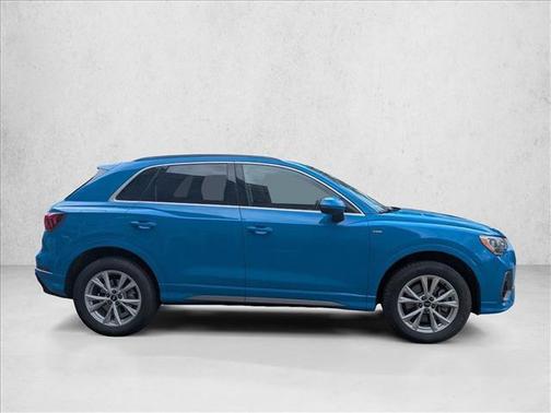 Blue 2022 Audi Q3 45 S line Premium