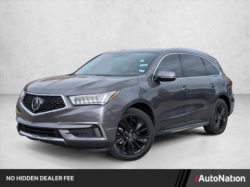 Gray 2018 Acura MDX 3.5L w/Advance & Entertainment Pkgs