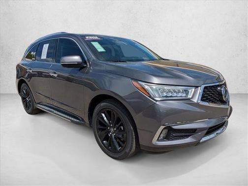 Gray 2018 Acura MDX 3.5L w/Advance & Entertainment Pkgs