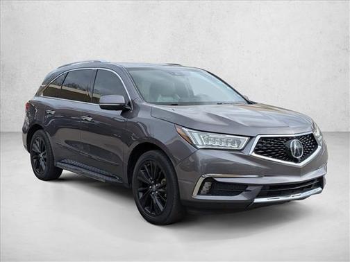 Gray 2018 Acura MDX 3.5L w/Advance & Entertainment Pkgs