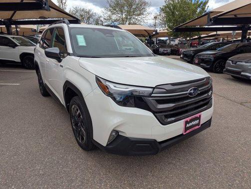 Crystal White Pearl 2026 Subaru Forester Hybrid Premium