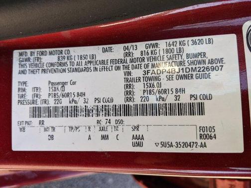 2013 Ford Fiesta SE for sale in Golden, CO - image 21