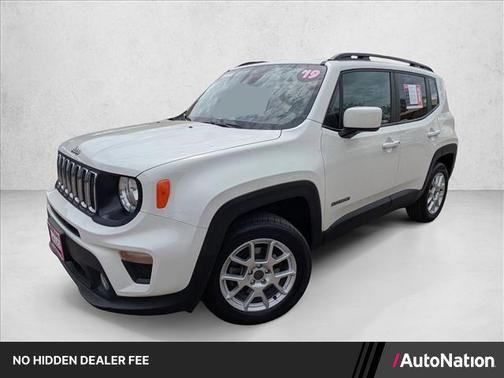 Alpine White Clearcoat 2019 Jeep Renegade Latitude