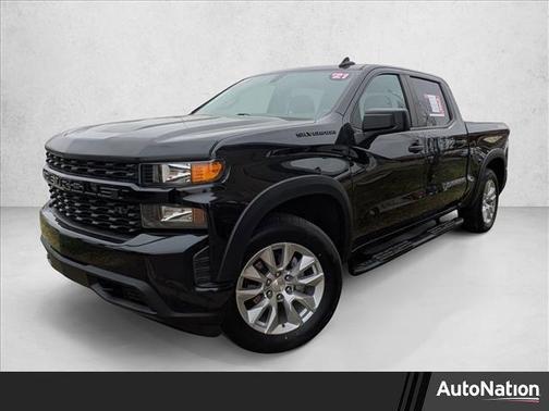 Black 2021 Chevrolet Silverado 1500 Custom