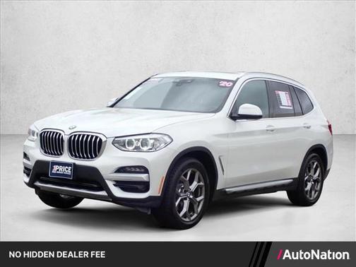 Mineral White Metallic 2020 BMW X3 xDrive30i