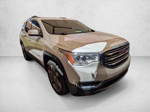 White Frost Tricoat 2018 GMC Acadia SLT-2