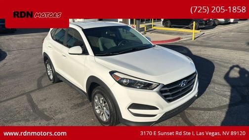 Dazzling White 2018 Hyundai TUCSON Sport