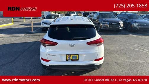 Dazzling White 2018 Hyundai TUCSON Sport