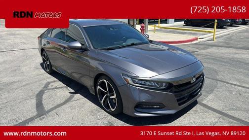 Modern Steel Metallic 2018 Honda Accord Sport