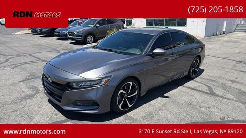 Modern Steel Metallic 2018 Honda Accord Sport