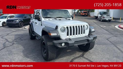 Bright White Clearcoat 2019 Jeep Wrangler Unlimited Sport