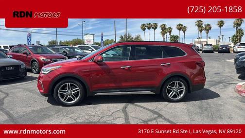 Regal Red Pearl 2018 Hyundai SANTA FE Limited Ultimate