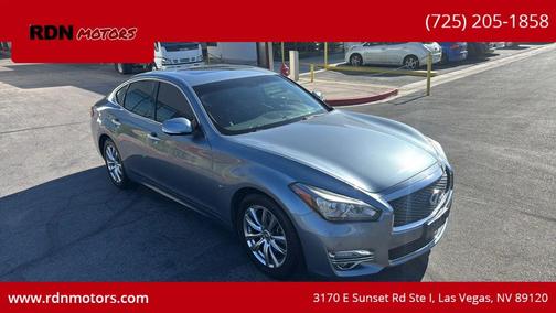 Blue 2018 INFINITI Q70 3.7 LUXE