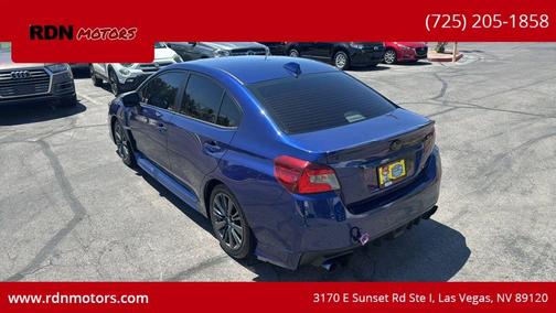 Blue 2018 Subaru WRX Base