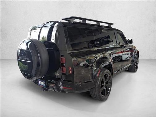 Santorini Black Metallic 2023 Land Rover Defender 130 X-Dynamic SE