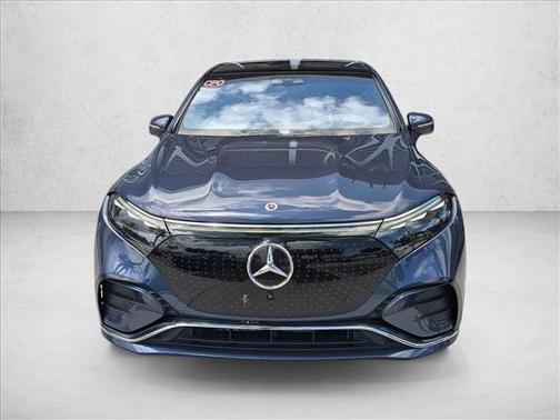 Twilight Blue Metallic 2023 Mercedes-Benz EQS 580 4MATIC