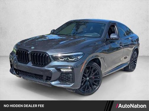 Arctic Gray Metallic 2021 BMW X6 xDrive40i
